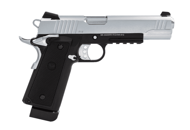 Raven R14-R GBB PISTOL (SILVER|BLACK) - Airsoft Hi Capa Pistols - view 4