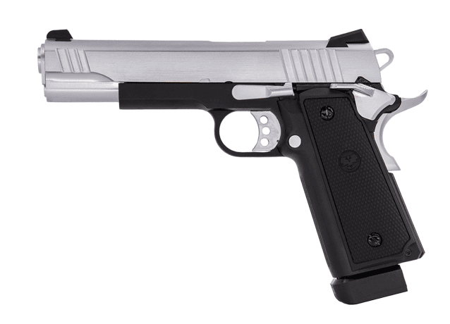 Raven R14 GBB PISTOL (SILVER|BLACK) - Airsoft Hi Capa Pistols - view 3