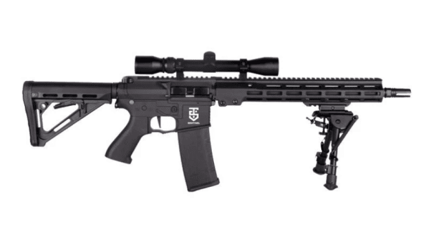 Rossi Sentinel 12" DMR UPSILON includes 3-9x32 Scope and Bipod (Black - 1.5j) - DMR AEG SNIPER RIFLE - view 2
