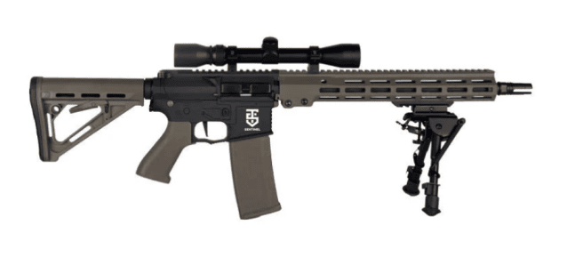 Rossi Sentinel 12" DMR UPSILON includes 3-9x32 Scope and Bipod (Tan - 1.5j) - DMR AEG SNIPER RIFLE - view 2