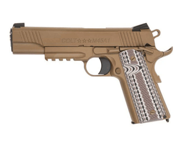 Colt M45A1 FDE Gas Blowback Pistol (EMG/Army - R48-1) - Airsoft 1911 Pistols - view 6