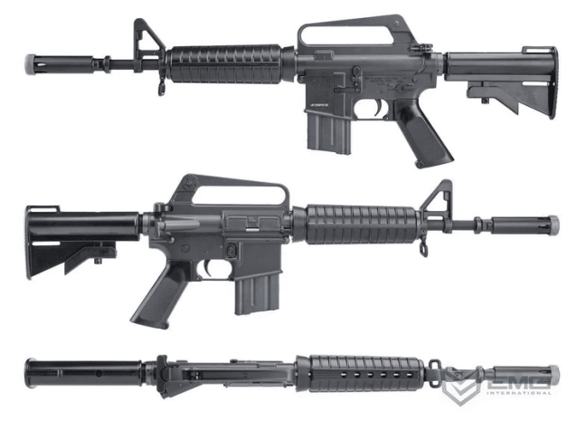Colt XM177E1 Lightning Series Gas Blowback Rifle (EMG/Cyma CGS - MWS - COLT.1014-LS) - EMG - view 6