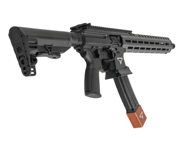 Stratos X MPX-K JW3 Style Gas Blowback Rifle (Faux Carbon Fibre - STR-MX-06 - VFC Compatible) - GBB Airsoft Gas Assault Rifles - view 6