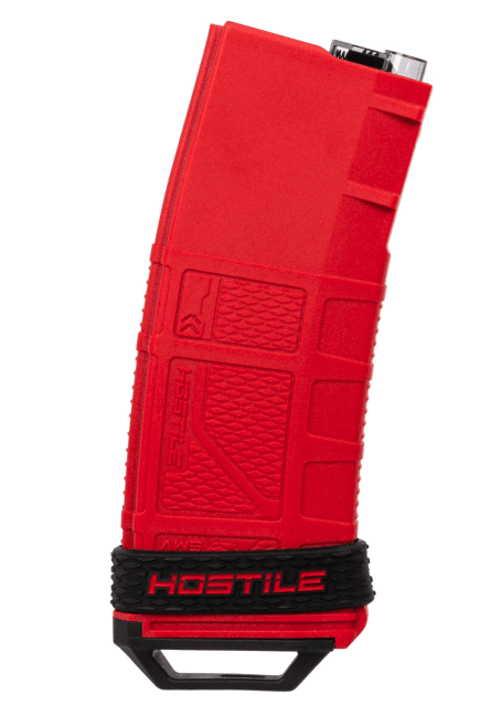 HK Army Hostile AWS 250 Round M4 Mid Cap Mag - Red - Classic Airsoft Guns - view 2