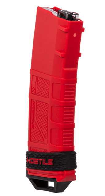 HK Army Hostile AWS 250 Round M4 Mid Cap Mag - Red - Classic Airsoft Guns - view 4