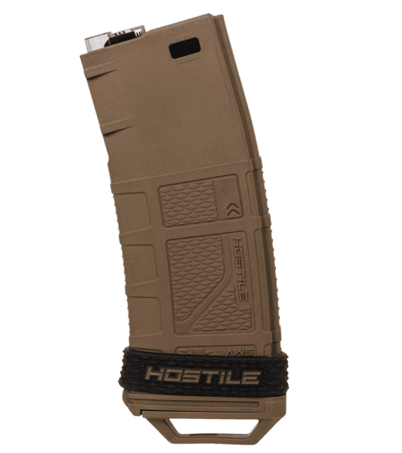 HK Army Hostile AWS 250 Round M4 Mid Cap Mag - FDE - Airsoft AEG Magazines
