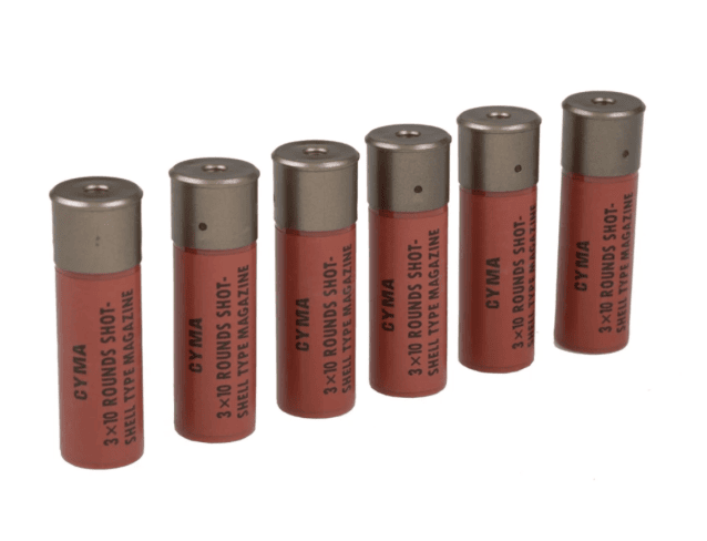 CYMA Shotgun Shell Pack - Red (6 Pieces) - Cyma