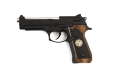 M92 GEN2 BIOHAZARD GBB PISTOL (BLACK) (SILVER BARREL)