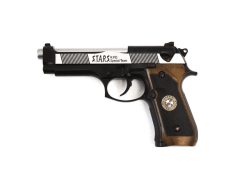 M92 GEN2 BIOHAZARD GBB PISTOL (SILVER|BLACK) (SILVER BARREL)