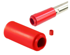 Laylax prometheus aeg Airsoft hard hop rubber (Hard - Red)