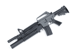 E&C XM177E2 with M203 QD v2.0 Airsoft Rifle AEG (Grey Version)