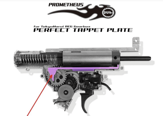 Laylax Prometheus POM Polymer Tappet Plate New Ver.2 - Prometheous - view 4