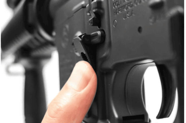 Laylax First Factory Custom Ambi Mag Catch for Tokyo Marui M4 Standard AEG Series - Airsoft Mag Release Catches