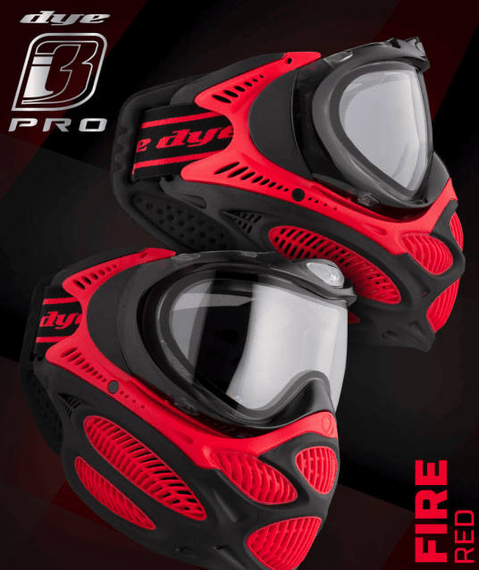 DYE i3 Pro Goggle - Fire Red - Airsoft Full Face masks - view 6