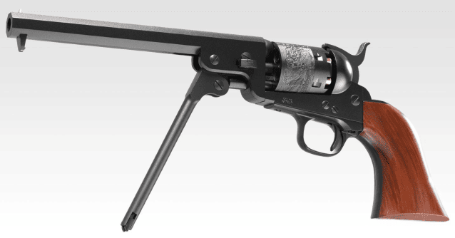 Tokyo Marui M1851 NAVY Air Cocking Pistol Revolver. - Airsoft Revolvers - view 2