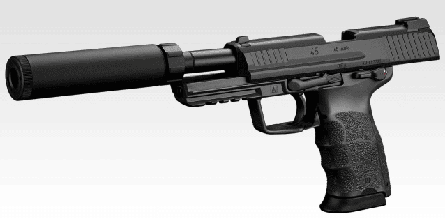 Tokyo Marui HK45 Tactical Black GBB Pistol. - All Airsoft Gas Pistols - view 4