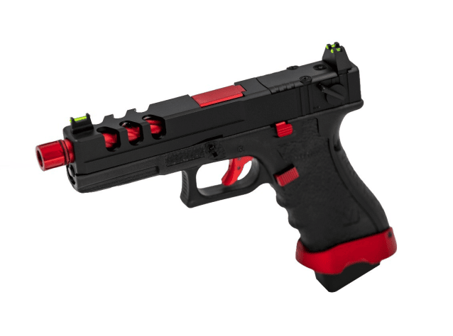 VORSK EU18-V GBB PISTOL (BLACK) (RED MATCH) - Airsoft G Series / EU Series