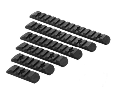 Rebel Keymod/MLOK 6 Piece Polymer Rail Set - Black