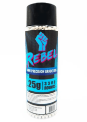 Rebel Precision 6mm BBs 3300ct Bottle - 0.25g