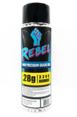 Rebel Precision 6mm BBs 3300ct Bottle - 0.28g