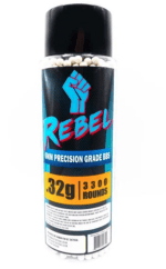 Rebel Precision 6mm BBs 3300ct Bottle - 0.32g