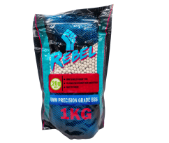 Rebel Precision BIO 6mm BBs 1kg Bag - 0.2g
