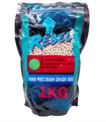 Rebel Precision BIO 6mm BBs 1kg Bag - 0.25g