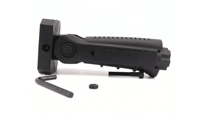 Rebel Precision Folding Grip - Black - airsoft Foregrips