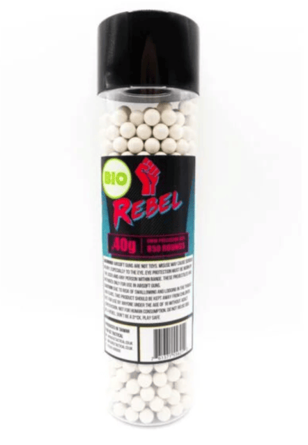 Rebel Precision Heavyweight BIO 6mm BBs 850pcs Bottle - 0.40g - Airsoft BB Ammo .28 and Above