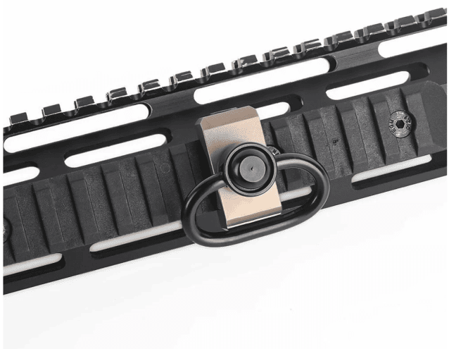 Rebel QD Sling Attachment Steel Mount - Dark Earth - Airsoft Slings - view 2