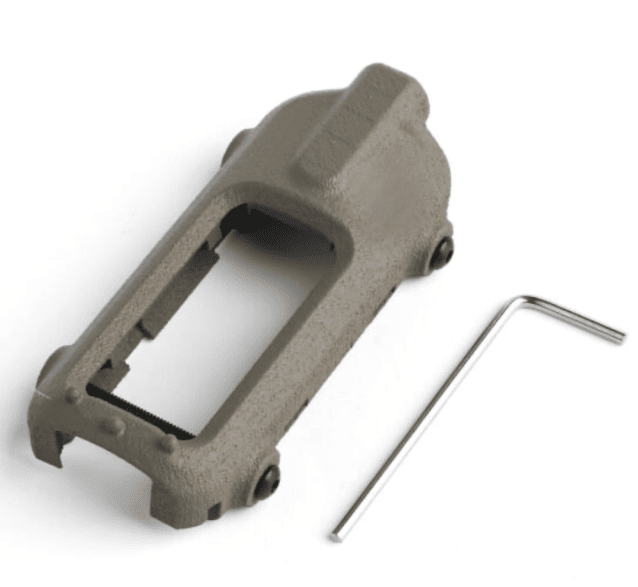 Rebel Precision M300/M600 Tactical Flashlight Switch Picatinny Mount & Panel Clip TAN - Rebel
