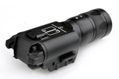Rebel X300 VAMPIRE Tactical Pistol Flashlight 850 Lumen with Strobe - Black