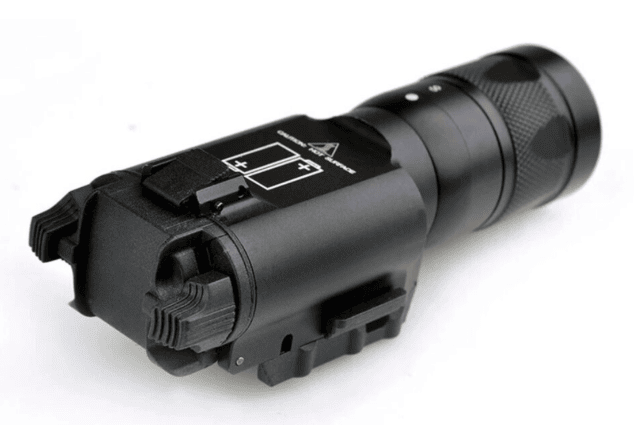 Rebel X300 VAMPIRE Tactical Pistol Flashlight 850 Lumen with Strobe - Black - Airsoft Torches & Laser Units
