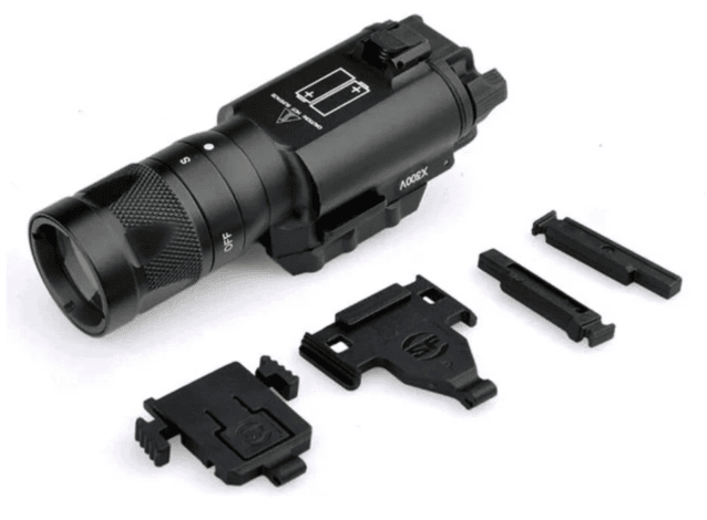 Rebel X300 VAMPIRE Tactical Pistol Flashlight 850 Lumen with Strobe - Black - Airsoft Torches & Laser Units - view 2