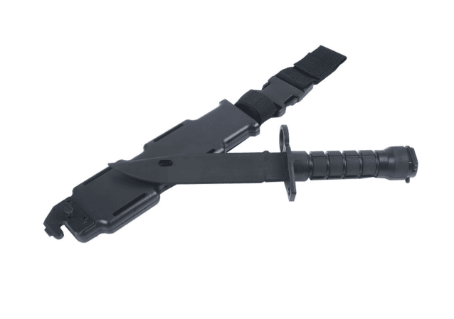 Rebel M9 Bayonet Plastic Knife With Sheath - airsoft Dummy Weapons