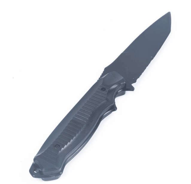 Rebel Tactical Plastic Knife + MP Sheath Black - airsoft Dummy Weapons