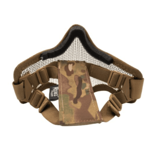 Rebel Precision Steel Lower Face Mask Skull VCAM - Airsoft lower Face Protection - view 2