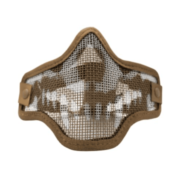 Rebel Precision Steel Lower Face Mask Skull VCAM - Airsoft lower Face Protection