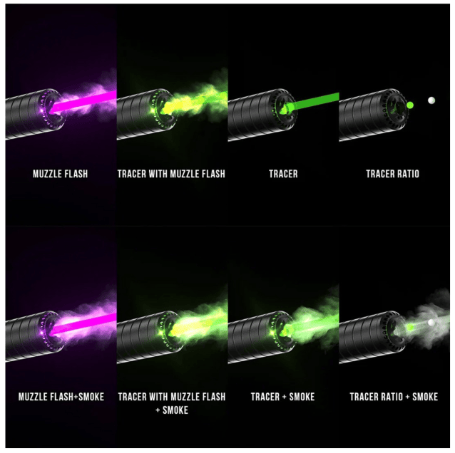 E-Shooter MASTER X SILO - SMOKY FLARE TRACER UNIT (BT) - Airsoft Tracer Unit - view 4