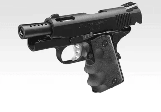Tokyo Marui TM10 Ultra Compact GBB Pistol - Black - Airsoft 1911 Pistols - view 2