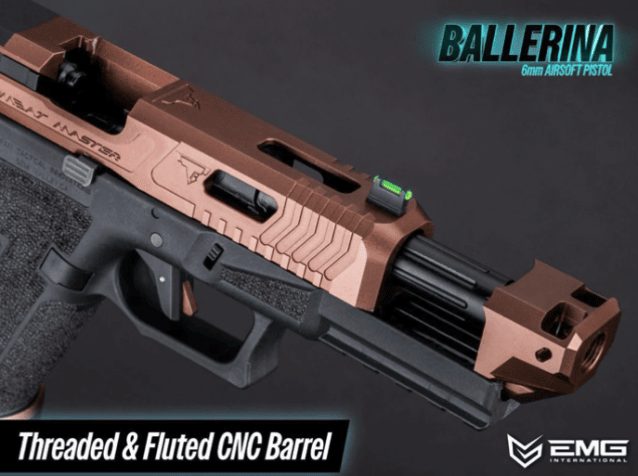 TTI JW Series Ballerina 2011 CNC Gas Blowback Airsoft Pistol (R34-3 Bronze - EMG/Army) - Airsoft Hi Capa Pistols - view 6