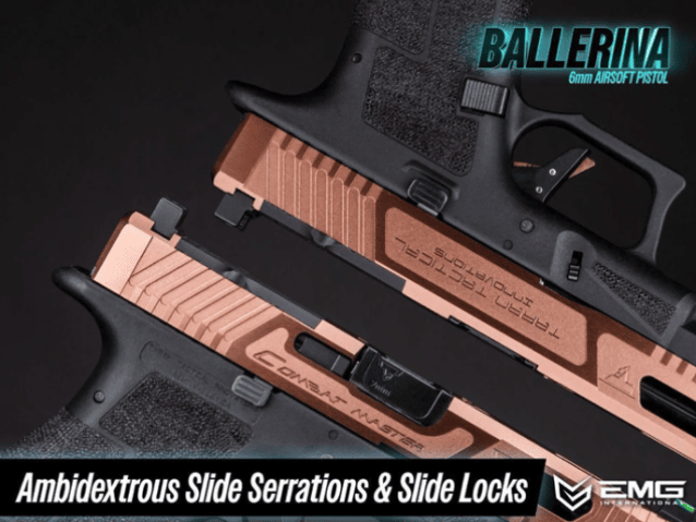 TTI JW Series Ballerina 2011 CNC Gas Blowback Airsoft Pistol (R34-3 Bronze - EMG/Army) - Airsoft Hi Capa Pistols - view 10