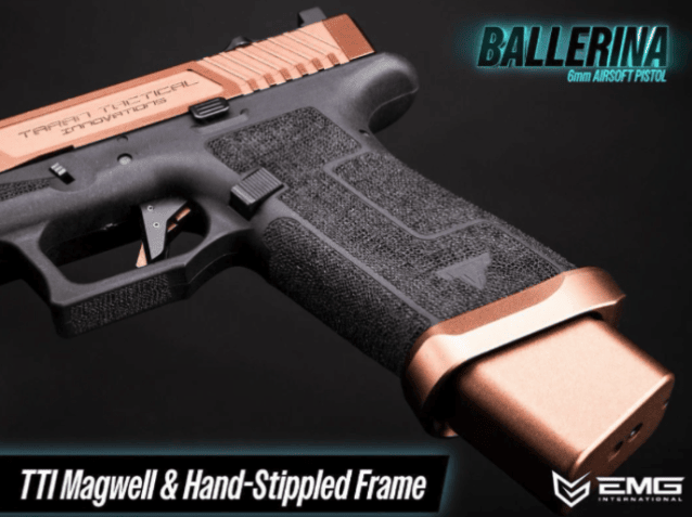 TTI JW Series Ballerina 2011 CNC Gas Blowback Airsoft Pistol (R34-3 Bronze - EMG/Army) - Airsoft Hi Capa Pistols - view 11