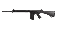 King Arms FAL Full-Length Electric Airsoft Rifle AEG (Black)