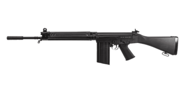 King Arms FAL Full-Length Electric Airsoft Rifle AEG (Black) - King Arms