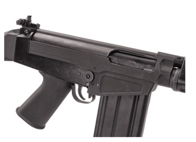King Arms FAL Full-Length Electric Airsoft Rifle AEG (Black) - King Arms - view 4