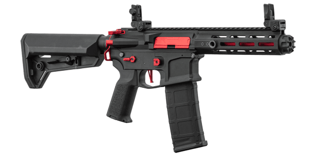Lancer Tactical LT-32 Hellion 7" Gen 2 AEG Rifle Complete Pack - Black/Red - All AEG Airsoft Rifles - view 2