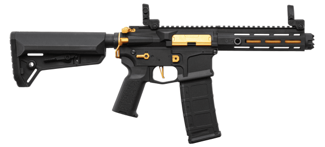 Lancer Tactical LT-32 Hellion 7" Gen 2 AEG Rifle Complete Pack - Black/Gold - All AEG Airsoft Rifles - view 3