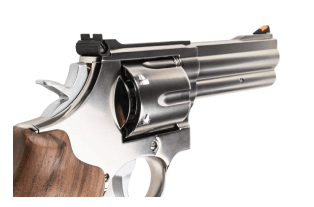 Ares S&W 686 4-inch CO2 Airsoft Revolver with Real Wood Grips (Silver - APR-003) - Airsoft Revolvers - view 3