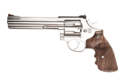 Ares S&W 686 6-inch Full Metal CO2 Airsoft Revolver with Real Wood Grips (Silver - APR-004)